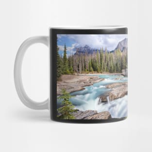 Natural Bridge in Green and White Mug